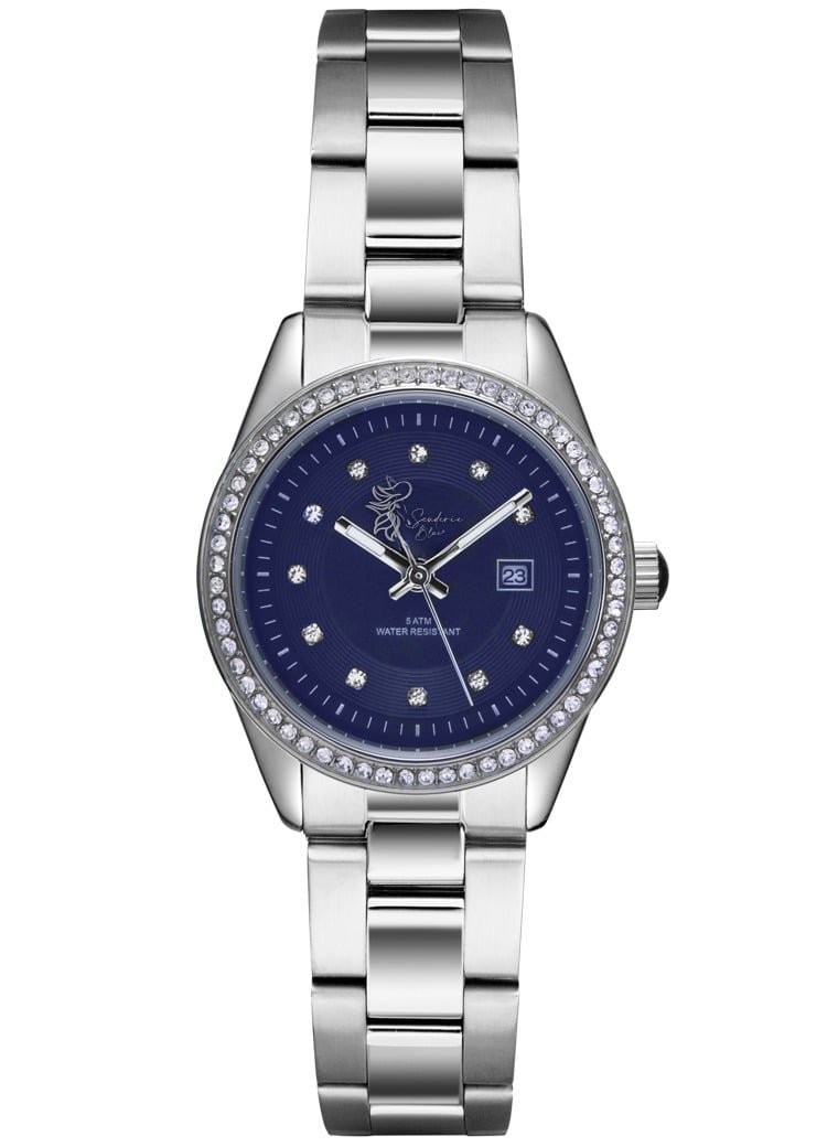 Scopri l'eleganza senza tempo con l'Orologio Donna Scuderie Blue: Brillanti Strass e Design Raffinato!